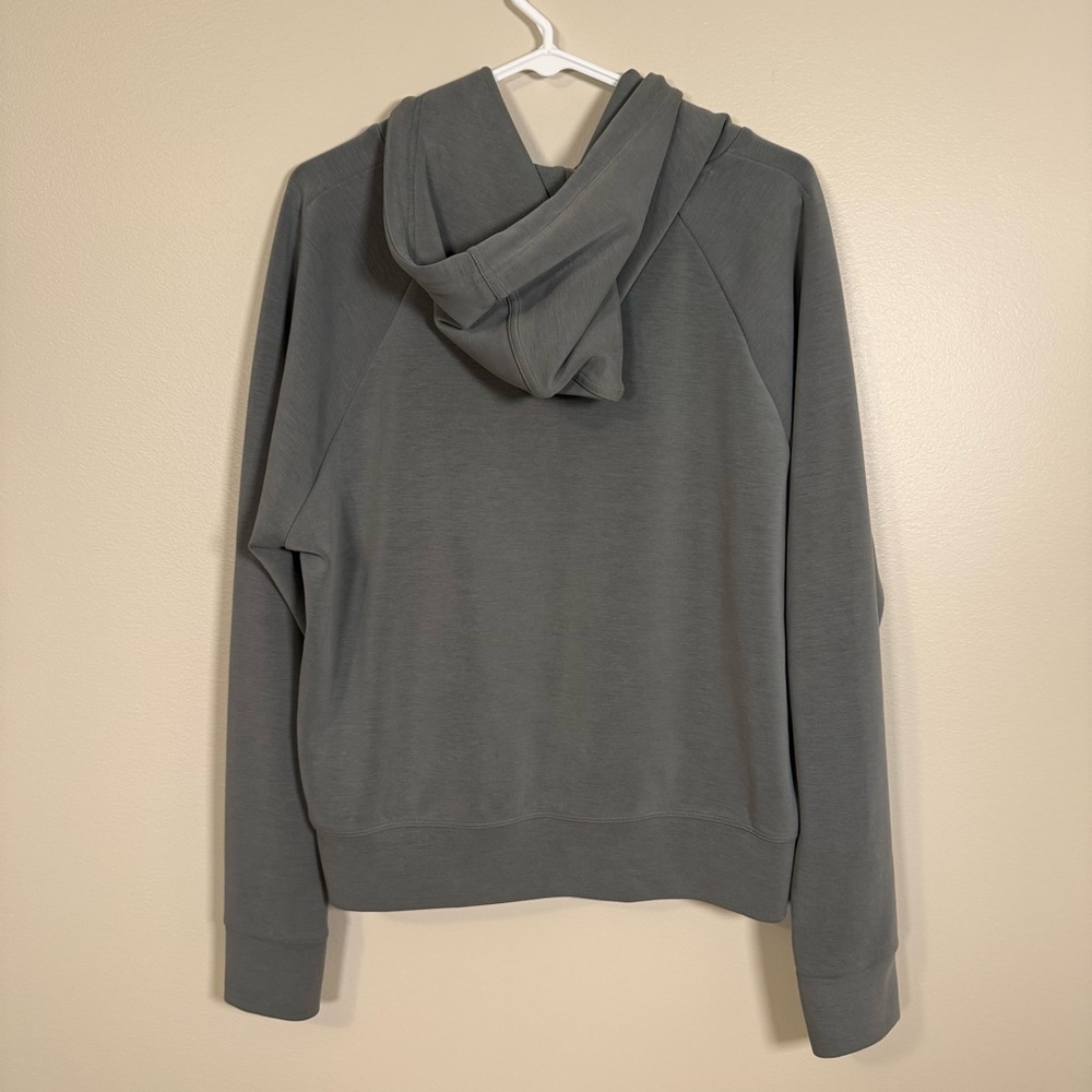 Fundamental Coast Hoodie Women’s Large Soft Modal Light Gray Green Sweatshirt - Picture 2 of 9